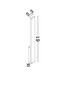 Preview: Nova Luce LED Außen-Wandleuchte Isos 6W warmweiss 3000K IP65 salzwasserfest Weiß Aluminium 60x6cm 9030101