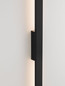 Preview: Nova Luce LED Außen-Wandleuchte Doul 20W warmweiss 3000K IP65 salzwasserfest Schwarz Aluminium 120x6cm 9030103