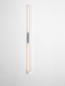 Preview: Nova Luce LED Außen-Wandleuchte Doul 20W warmweiss 3000K IP65 salzwasserfest Weiß Aluminium 120x6cm 9030104