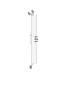 Preview: Nova Luce LED Außen-Wandleuchte Doul 20W warmweiss 3000K IP65 salzwasserfest Cortenstahl Aluminium 120x6cm 9030105