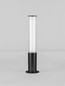 Preview: Nova Luce LED Sockelleuchte Iman 18W warmweiss 3000K IP65 salzwasserfest Schwarz Aluminium 65cm 9030106