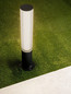 Preview: Nova Luce LED Sockelleuchte Iman 18W warmweiss 3000K IP65 salzwasserfest Schwarz Aluminium 65cm 9030106