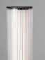 Preview: Nova Luce LED Wegeleuchte Iman 25W warmweiss 3000K IP65 salzwasserfest Schwarz Aluminium 105cm 9030107