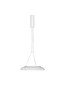 Preview: Nova Luce LED Pendelleuchte Mantle 22W warmweiss 3000K Weiß Aluminium Ø40cm 9030109