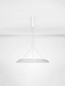 Preview: Nova Luce LED Pendelleuchte Mantle 38W warmweiss 3000K Weiß Aluminium Ø60cm 9030110