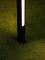 Preview: Nova Luce LED Wegeleuchte Stor 17W warmweiss 3000K IP65 salzwasserfest Schwarz Aluminium 100cm 9030112