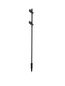 Preview: Nova Luce LED Wegeleuchte Darma drehbar 13W warmweiss 3000K IP65 salzwasserfest Schwarz Aluminium 122cm 9030117