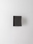Preview: Nova Luce LED Außen-Wandleuchte Boxy 3W warmweiss 3000K IP65 Schwarz Aluminium 9x6,5cm 9030148