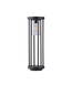 Preview: Nova Luce Wegeleuchte Elysium E27 IP65 salzwasserfest Schwarz Aluminium 50cm 9030153