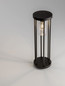 Preview: Nova Luce Wegeleuchte Elysium E27 IP65 salzwasserfest Schwarz Aluminium 50cm 9030153