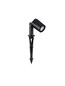 Preview: Nova Luce Erdspießleuchte Spy schwenkbar GU10 IP65 salzwasserfest Schwarz Aluminium 19cm 9030155