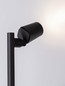 Preview: Nova Luce Wegeleuchte Spy schwenkbar GU10 IP65 salzwasserfest Schwarz Aluminium 50cm 9030156