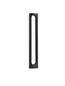 Preview: Nova Luce LED Sockelleuchte Dira 6W warmweiss 3000K IP65 salzwasserfest Schwarz Aluminium 65cm 9030160