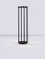 Preview: Nova Luce LED Wegeleuchte Optus 9W warmweiss 3000K IP65 salzwasserfest Schwarz Aluminium 80cm 9030163