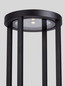 Preview: Nova Luce LED Wegeleuchte Optus 9W warmweiss 3000K IP65 salzwasserfest Schwarz Aluminium 80cm 9030163