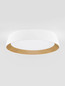 Preview: Nova Luce LED Deckenleuchte Sigi dimmbar 40W warmweiss 3000K Weiß Holz Aluminium Metall Ø45cm 9030502