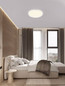 Preview: Nova Luce LED Deckenleuchte Aoton dimmbar 35W CCT warm-/neutralweiss 2700/3000/4000K Weiß Aluminium Metall Ø40cm 9030508