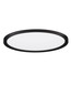 Preview: Nova Luce LED Deckenleuchte Aoton dimmbar 35W CCT warm-/neutralweiss 2700/3000/4000K Schwarz Aluminium Metall Ø40cm 9030509