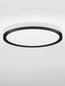 Preview: Nova Luce LED Deckenleuchte Aoton dimmbar 35W CCT warm-/neutralweiss 2700/3000/4000K Schwarz Aluminium Metall Ø40cm 9030509