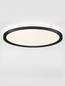 Preview: Nova Luce LED Deckenleuchte Aoton dimmbar 35W CCT warm-/neutralweiss 2700/3000/4000K Schwarz Aluminium Metall Ø40cm 9030509