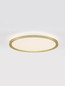 Preview: Nova Luce LED Deckenleuchte Aoton dimmbar 35W CCT warm-/neutralweiss 2700/3000/4000K Gold Aluminium Metall Ø40cm 9030510