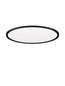 Preview: Nova Luce LED Deckenleuchte Aoton dimmbar 55W CCT warm-/neutralweiss 2700/3000/4000K Schwarz Aluminium Metall Ø60cm 9030512