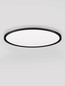 Preview: Nova Luce LED Deckenleuchte Aoton dimmbar 55W CCT warm-/neutralweiss 2700/3000/4000K Schwarz Aluminium Metall Ø60cm 9030512