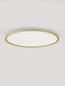 Preview: Nova Luce LED Deckenleuchte Aoton dimmbar 55W CCT warm-/neutralweiss 2700/3000/4000K Gold Aluminium Metall Ø60cm 9030513