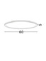 Preview: Nova Luce LED Deckenleuchte Aoton dimmbar 55W CCT warm-/neutralweiss 2700/3000/4000K Gold Aluminium Metall Ø60cm 9030513
