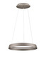 Preview: Nova Luce LED Pendelleuchte Ormi dimmbar 38W CCT warmweiss 2700/3000K Champagnergold Aluminium Ø45cm 9030520