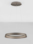 Preview: Nova Luce LED Pendelleuchte Ormi dimmbar 38W CCT warmweiss 2700/3000K Champagnergold Aluminium Ø45cm 9030520
