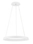 Preview: Nova Luce LED Pendelleuchte Ormi dimmbar 52W CCT warmweiss 2700/3000K Weiß Aluminium Ø60cm 9030521