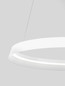 Preview: Nova Luce LED Pendelleuchte Ormi dimmbar 52W CCT warmweiss 2700/3000K Weiß Aluminium Ø60cm 9030521