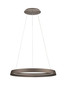 Preview: Nova Luce LED Pendelleuchte Ormi dimmbar 52W CCT warmweiss 2700/3000K Champagnergold Aluminium Ø60cm 9030523