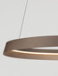 Preview: Nova Luce LED Pendelleuchte Ormi dimmbar 52W CCT warmweiss 2700/3000K Champagnergold Aluminium Ø60cm 9030523
