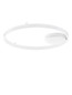 Preview: Nova Luce LED Deckenleuchte Hedra dimmbar 60W warmweiss 3000K Weiß Aluminium Metall Ø60cm 9030526