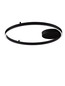 Preview: Nova Luce LED Deckenleuchte Hedra dimmbar 60W warmweiss 3000K Schwarz Aluminium Metall Ø60cm 9030527