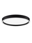 Preview: Nova Luce LED Deckenleuchte Istos dimmbar 38W CCT warm-/neutralweiss 2700/3000/4000K Schwarz Aluminium Metall Ø50cm 9030529