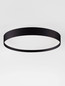 Preview: Nova Luce LED Deckenleuchte Roi dimmbar 37W CCT warm-/neutralweiss 2700/3000/4000K Schwarz Aluminium Metall Ø40cm 9030532