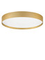 Preview: Nova Luce LED Deckenleuchte Roi dimmbar 37W CCT warm-/neutralweiss 2700/3000/4000K Gold Aluminium Metall Ø40cm 9030533