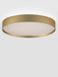 Preview: Nova Luce LED Deckenleuchte Roi dimmbar 37W CCT warm-/neutralweiss 2700/3000/4000K Gold Aluminium Metall Ø40cm 9030533