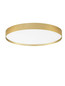 Preview: Nova Luce LED Deckenleuchte Roi dimmbar 48W CCT warm-/neutralweiss 2700/3000/4000K Gold Aluminium Metall Ø50cm 9030536