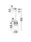Preview: Nova Luce LED Wandleuchte Movil dimmbar 18W warmweiss 3000K Opal Platingold Glas Metall Ø22cm 9030540