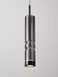 Preview: Nova Luce LED Pendelleuchte Bento 7W warmweiss 3000K Rauchgrau Schwarz Glas Metall Ø8cm 9030553