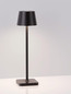 Preview: Nova Luce LED Akku-Tischleuchte Deck dimmbar 2W warmweiss 3000K USB IP54 Anthrazit Aluminium Ø8,5cm 9030561