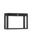 Preview: Nova Luce LED Solar-Sockelleuchte Berni 2W warmweiss 3000K Bewegungsmelder IP65 Schwarz Aluminium 15,5cm 9030565