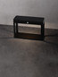 Preview: Nova Luce LED Solar-Sockelleuchte Berni 2W warmweiss 3000K Bewegungsmelder IP65 Schwarz Aluminium 15,5cm 9030565