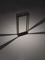 Preview: Nova Luce LED Solar-Wegeleuchte Berni 2W warmweiss 3000K Bewegungsmelder IP65 Schwarz Aluminium 50cm 9030566