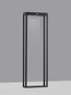 Preview: Nova Luce LED Solar-Wegeleuchte Berni 2W warmweiss 3000K Bewegungsmelder IP65 Schwarz Aluminium 70cm 9030567