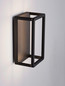 Preview: Nova Luce LED Außen-Wandleuchte Akmi 9W warmweiss 3000K IP65 Schwarz Aluminium 26x15cm 9030570